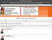Tablet Screenshot of praxis-michels-niemand.de